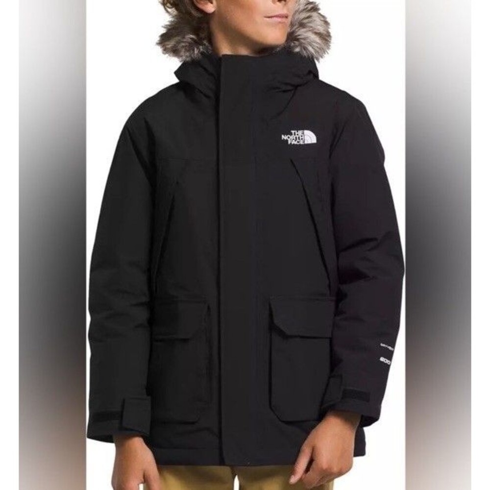The North Face $250 Boys McMurdo Parka 600 Down Coat XS(6) Hooded Winter Snow